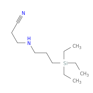 Propanenitrile, 3-[[3-(triethylsilyl)propyl]amino]-