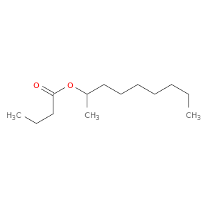 Butanoic acid, 1-methyloctyl ester