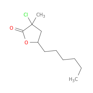 3-氯-5-己酰基二烷基-3-甲基-2(3H)-呋喃酮