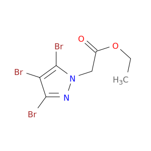1H-Pyrazole-1-acetic acid, 3,4,5-tribromo-, ethyl ester
