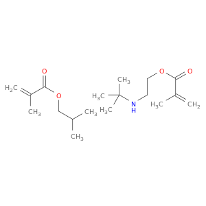 2-(tert-butylamino)ethyl 2-methylprop-2-enoate- 2-methylpropyl 2-methylprop-2-enoate(1:1)
