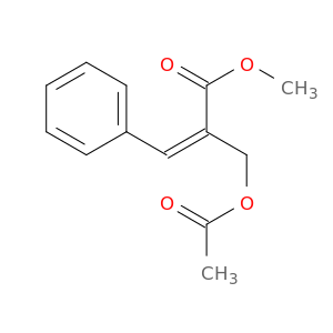 2-Propenoic acid, 2-[(acetyloxy)methyl]-3-phenyl-, methyl ester, (2E)-