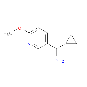 Cyclopropyl(6-methoxypyridin-3-yl)methanamine
