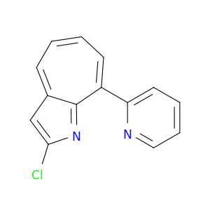 Cyclohepta[b]pyrrole, 2-chloro-8-(2-pyridinyl)-