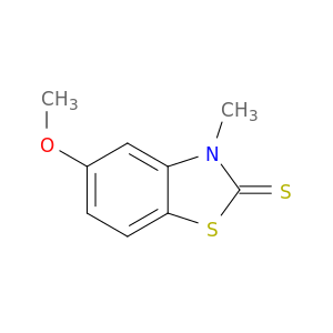 2(3H)-Benzothiazolethione, 5-methoxy-3-methyl-