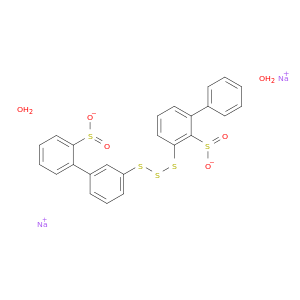 sodium 3',3''-trisulfane-1,3-diyldibiphenyl-2-sulfinate hydrate(2:1:2)