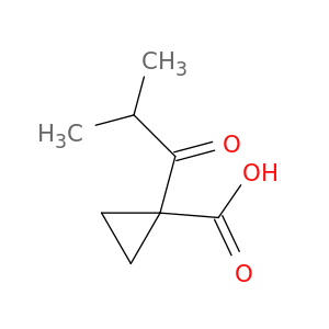 Cyclopropanecarboxylic acid, 1-(2-methyl-1-oxopropyl)-
