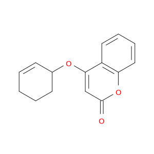 2H-1-Benzopyran-2-one, 4-(2-cyclohexen-1-yloxy)-