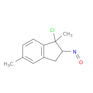 1H-Indene, 1-chloro-2,3-dihydro-1,5-dimethyl-2-nitroso-