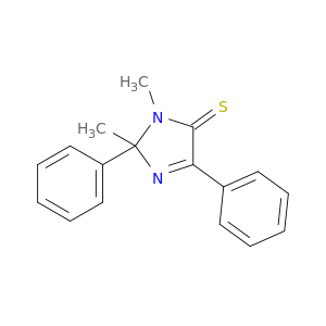 4H-Imidazole-4-thione, 2,3-dihydro-2,3-dimethyl-2,5-diphenyl-