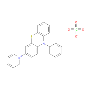 Pyridinium, 1-(10-phenyl-10H-phenothiazin-3-yl)-, perchlorate