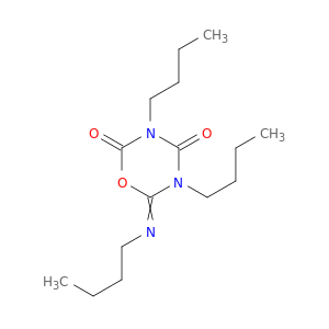 2H-1,3,5-Oxadiazine-2,4(3H)-dione, 3,5-dibutyl-6-(butylimino)dihydro-