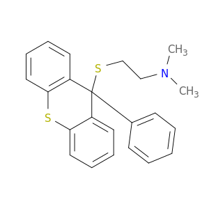 Ethanamine, N,N-dimethyl-2-[(9-phenyl-9H-thioxanthen-9-yl)thio]-
