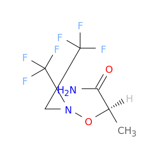 Propanamide, 2-[[(1R)-2,2-bis(trifluoromethyl)-1-aziridinyl]oxy]-, (2R)-