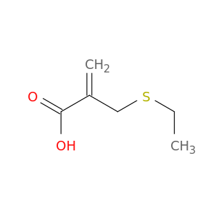 2-Propenoic acid, 2-[(ethylthio)methyl]-