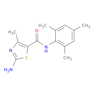 2-Amino-4-methyl-N-(2,4,6-trimethylphenyl)-5-thiazolecarboxamide
