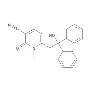 3-Pyridinecarbonitrile,1,2-dihydro-6-(2-hydroxy-2,2-diphenylethyl)-2-oxo-
