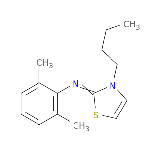 Benzenamine, N-(3-butyl-2(3H)-thiazolylidene)-2,6-dimethyl-