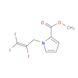 1H-Pyrrole-2-carboxylic acid, 1-(2,3,3-triiodo-2-propenyl)-, methyl ester