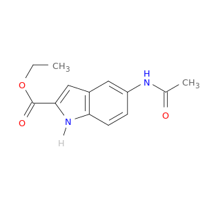 1H-Indole-2-carboxylic acid, 5-(acetylamino)-, ethyl ester