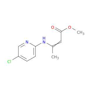 2-Butenoic acid, 3-[(5-chloro-2-pyridinyl)amino]-, methyl ester