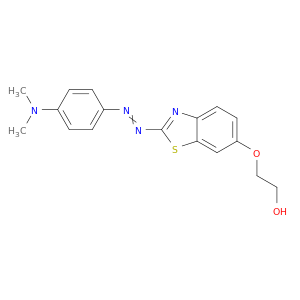 Ethanol, 2-[[2-[[4-(dimethylamino)phenyl]azo]-6-benzothiazolyl]oxy]-