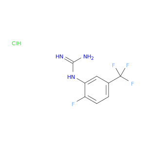 胍,N-[2-氟-5-(三氟甲基)苯基]-,盐酸盐(1：1)