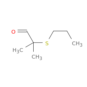 Propanal, 2-methyl-2-(propylthio)-