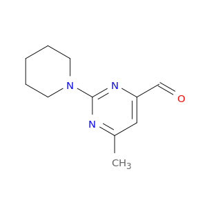 6-methyl-2-(piperidin-1-yl)pyrimidine-4-carbaldehyde