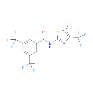 N-[5-chloro-4-(trifluoromethyl)-1,3-thiazol-2-yl]-3,5-bis(trifluoromethyl)benzamide