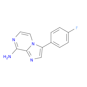 Imidazo[1,2-a]pyrazin-8-amine, 3-(4-fluorophenyl)-