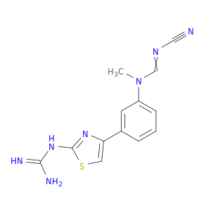 Guanidine, [4-[3-[[(cyanoimino)methyl]methylamino]phenyl]-2-thiazolyl]-