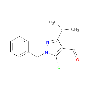 5-氯-3-(1-甲基乙基)-1-(苯基甲基)-1H-吡唑-4-羧醛
