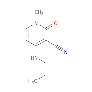 3-Pyridinecarbonitrile, 1,2-dihydro-1-methyl-2-oxo-4-(propylamino)-
