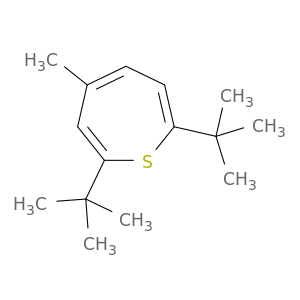 4-methyl-2,7-ditert-butyl-thiepine