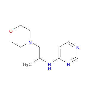 N-[1-(morpholin-4-yl)propan-2-yl]pyrimidin-4-amine