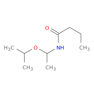 Butanamide, N-[1-(1-methylethoxy)ethyl]-