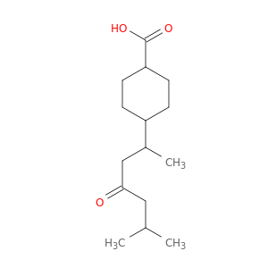 Cyclohexanecarboxylic acid, 4-(1,5-dimethyl-3-oxohexyl)-