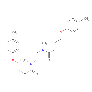 Butanamide, N,N'-1,2-ethanediylbis[N-methyl-4-(4-methylphenoxy)-