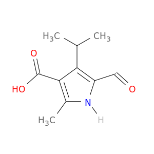 1H-Pyrrole-3-carboxylic acid, 5-formyl-2-methyl-4-(1-methylethyl)-