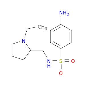 4-Amino-N-[(1-ethylpyrrolidin-2-yl)methyl]benzene-1-sulfonamide
