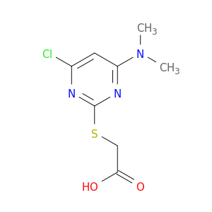 Acetic acid, [[4-chloro-6-(dimethylamino)-2-pyrimidinyl]thio]-