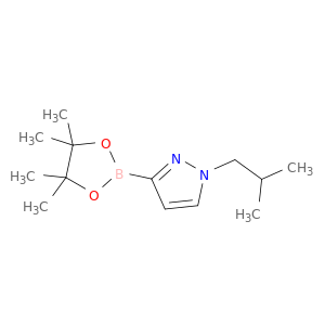 1-(2-Methylpropyl)-3-(4,4,5,5-tetramethyl-1,3,2-dioxaborolan-2-yl)-1H-pyrazole