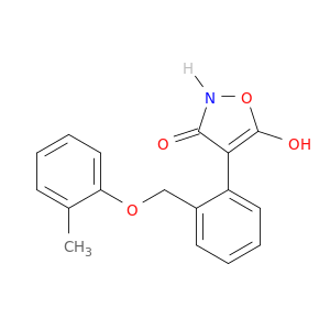 3(2H)-Isoxazolone, 5-hydroxy-4-[2-[(2-methylphenoxy)methyl]phenyl]-