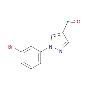 1-(3-Bromophenyl)pyrazole-4-carbaldehyde