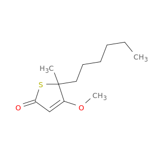 2(5H)-Thiophenone, 5-hexyl-4-methoxy-5-methyl-