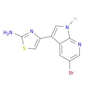 4-{5-bromo-1H-pyrrolo[2,3-b]pyridin-3-yl}-1,3-thiazol-2-amine