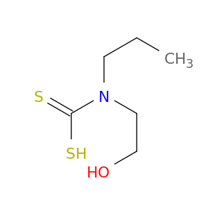 Carbamodithioic acid, (2-hydroxyethyl)propyl-