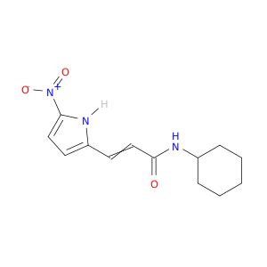 2-Propenamide, N-cyclohexyl-3-(5-nitro-1H-pyrrol-2-yl)-