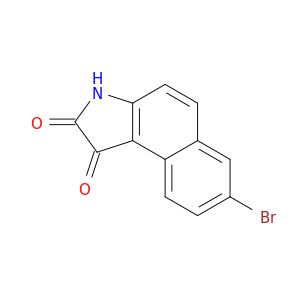 1H-Benz[e]indole-1,2(3H)-dione, 7-bromo-